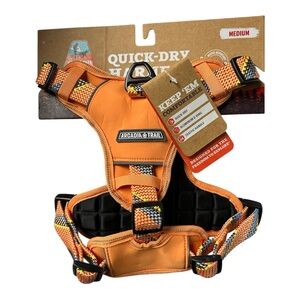 New Arcadia Trail® Quick Dry Dog Orange Harness M